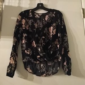 Mossimo Long Sleeve Peasant Blouse